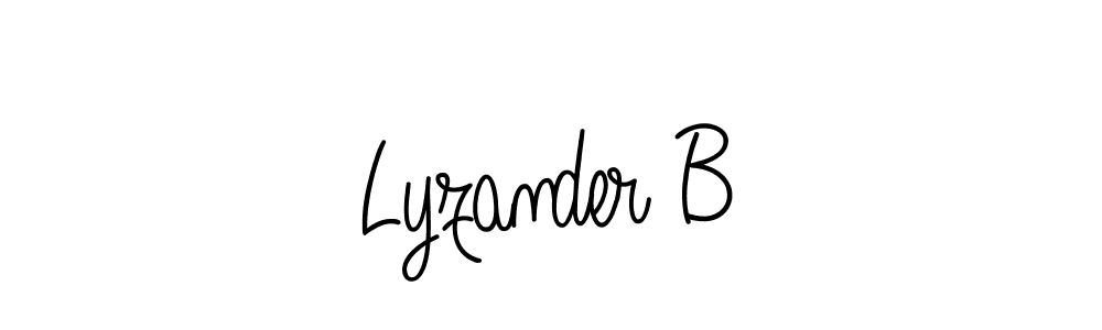 See photos of Lyzander B official signature by Spectra . Check more albums & portfolios. Read reviews & check more about Angelique-Rose-font-FFP font. Lyzander B signature style 5 images and pictures png