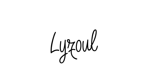 Once you've used our free online signature maker to create your best signature Angelique-Rose-font-FFP style, it's time to enjoy all of the benefits that Lyzoul name signing documents. Lyzoul signature style 5 images and pictures png