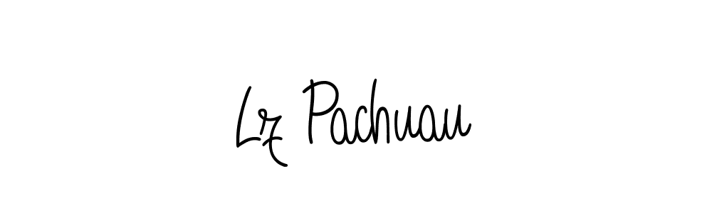 Design your own signature with our free online signature maker. With this signature software, you can create a handwritten (Angelique-Rose-font-FFP) signature for name Lz Pachuau. Lz Pachuau signature style 5 images and pictures png