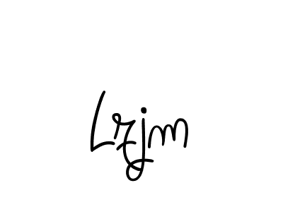 Lzjm stylish signature style. Best Handwritten Sign (Angelique-Rose-font-FFP) for my name. Handwritten Signature Collection Ideas for my name Lzjm. Lzjm signature style 5 images and pictures png