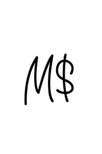 Make a beautiful signature design for name M$. Use this online signature maker to create a handwritten signature for free. M$ signature style 5 images and pictures png