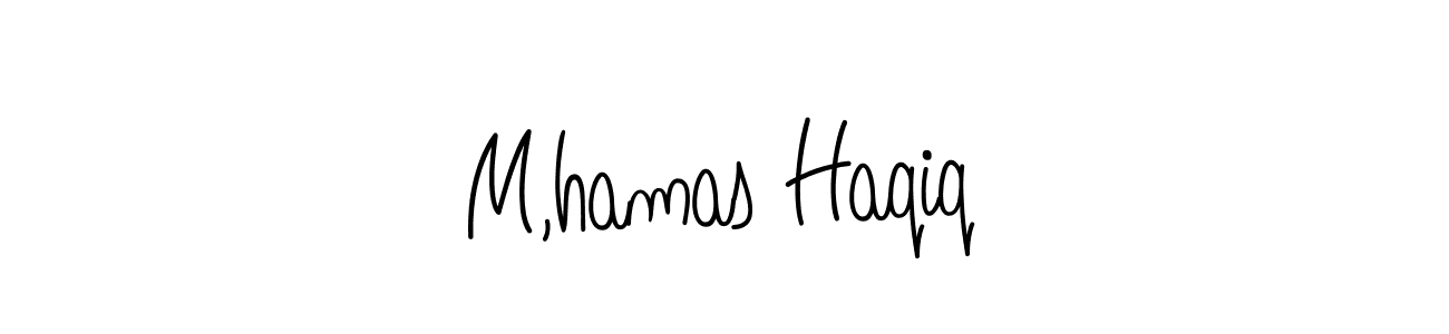 Also we have M,hamas Haqiq name is the best signature style. Create professional handwritten signature collection using Angelique-Rose-font-FFP autograph style. M,hamas Haqiq signature style 5 images and pictures png