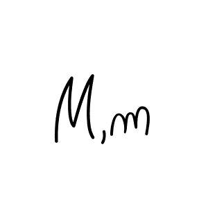 How to Draw M,m signature style? Angelique-Rose-font-FFP is a latest design signature styles for name M,m. M,m signature style 5 images and pictures png