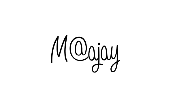 This is the best signature style for the M@ajay name. Also you like these signature font (Angelique-Rose-font-FFP). Mix name signature. M@ajay signature style 5 images and pictures png