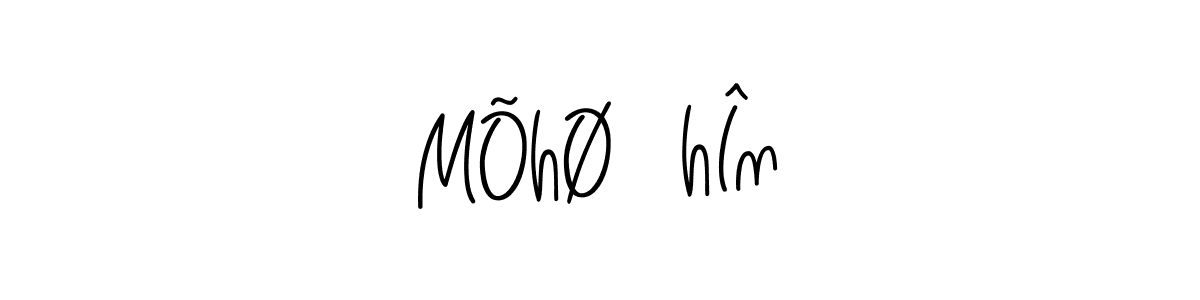 Use a signature maker to create a handwritten signature online. With this signature software, you can design (Angelique-Rose-font-FFP) your own signature for name MÕhØŚhÎn. MÕhØŚhÎn signature style 5 images and pictures png