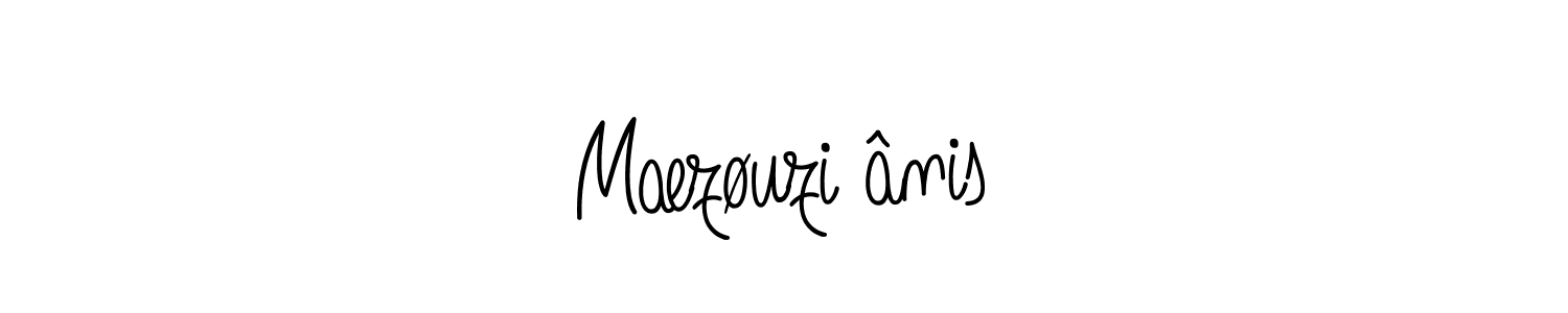 Also You can easily find your signature by using the search form. We will create Mæzøuzi ânis name handwritten signature images for you free of cost using Angelique-Rose-font-FFP sign style. Mæzøuzi ânis signature style 5 images and pictures png