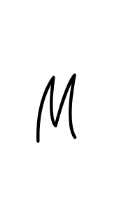 Make a beautiful signature design for name M . With this signature (Angelique-Rose-font-FFP) style, you can create a handwritten signature for free. M  signature style 5 images and pictures png