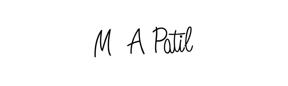 Once you've used our free online signature maker to create your best signature Angelique-Rose-font-FFP style, it's time to enjoy all of the benefits that M  A Patil name signing documents. M  A Patil signature style 5 images and pictures png