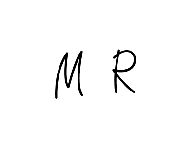How to make M  R signature? Angelique-Rose-font-FFP is a professional autograph style. Create handwritten signature for M  R name. M  R signature style 5 images and pictures png