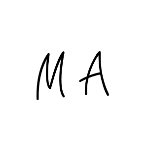 Make a beautiful signature design for name M A. Use this online signature maker to create a handwritten signature for free. M A signature style 5 images and pictures png