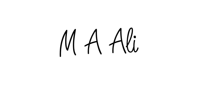 How to make M A Ali signature? Angelique-Rose-font-FFP is a professional autograph style. Create handwritten signature for M A Ali name. M A Ali signature style 5 images and pictures png