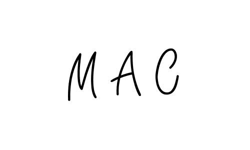 Create a beautiful signature design for name M A C. With this signature (Angelique-Rose-font-FFP) fonts, you can make a handwritten signature for free. M A C signature style 5 images and pictures png