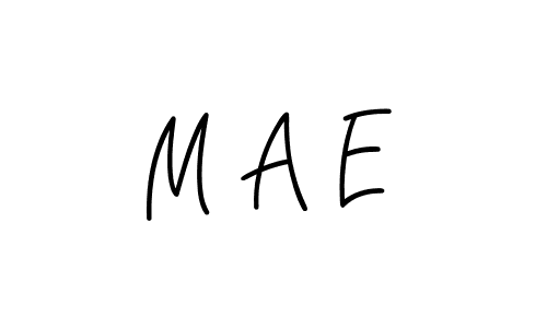 Also we have M A E name is the best signature style. Create professional handwritten signature collection using Angelique-Rose-font-FFP autograph style. M A E signature style 5 images and pictures png
