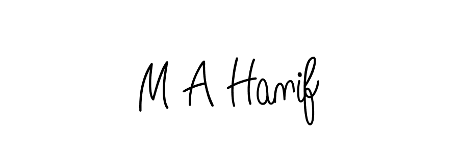 You can use this online signature creator to create a handwritten signature for the name M A Hanif. This is the best online autograph maker. M A Hanif signature style 5 images and pictures png