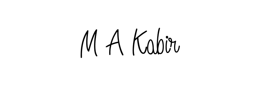 M A Kabir stylish signature style. Best Handwritten Sign (Angelique-Rose-font-FFP) for my name. Handwritten Signature Collection Ideas for my name M A Kabir. M A Kabir signature style 5 images and pictures png