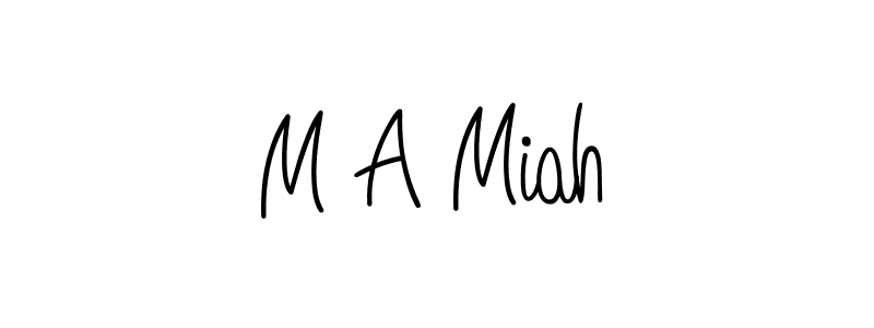 Also You can easily find your signature by using the search form. We will create M A Miah name handwritten signature images for you free of cost using Angelique-Rose-font-FFP sign style. M A Miah signature style 5 images and pictures png