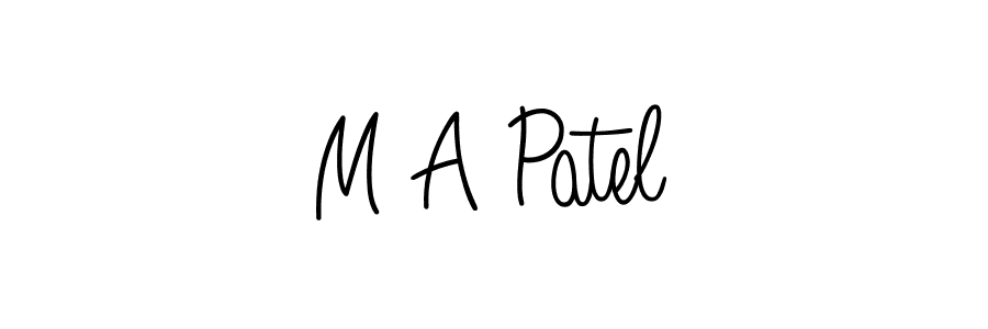 Check out images of Autograph of M A Patel name. Actor M A Patel Signature Style. Angelique-Rose-font-FFP is a professional sign style online. M A Patel signature style 5 images and pictures png