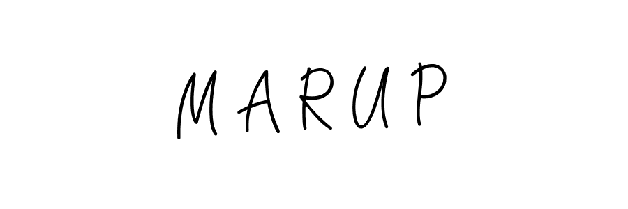 Also we have M A R U P name is the best signature style. Create professional handwritten signature collection using Angelique-Rose-font-FFP autograph style. M A R U P signature style 5 images and pictures png
