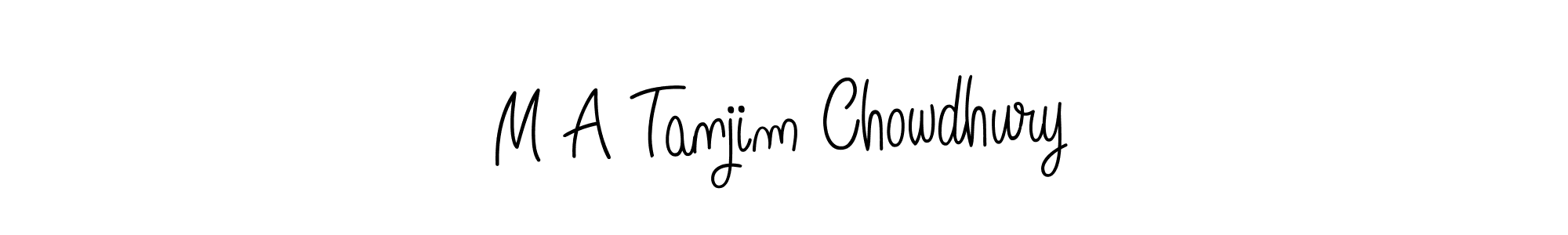 Similarly Angelique-Rose-font-FFP is the best handwritten signature design. Signature creator online .You can use it as an online autograph creator for name M A Tanjim Chowdhury. M A Tanjim Chowdhury signature style 5 images and pictures png
