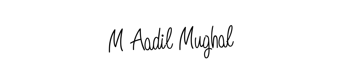 Also we have M Aadil Mughal name is the best signature style. Create professional handwritten signature collection using Angelique-Rose-font-FFP autograph style. M Aadil Mughal signature style 5 images and pictures png