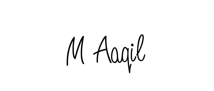 How to make M Aaqil signature? Angelique-Rose-font-FFP is a professional autograph style. Create handwritten signature for M Aaqil name. M Aaqil signature style 5 images and pictures png