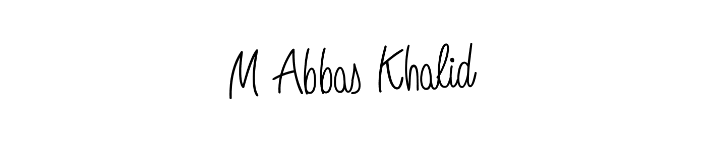Similarly Angelique-Rose-font-FFP is the best handwritten signature design. Signature creator online .You can use it as an online autograph creator for name M Abbas Khalid. M Abbas Khalid signature style 5 images and pictures png