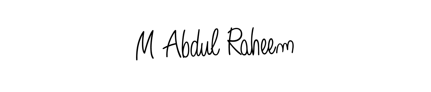 Best and Professional Signature Style for M Abdul Raheem. Angelique-Rose-font-FFP Best Signature Style Collection. M Abdul Raheem signature style 5 images and pictures png