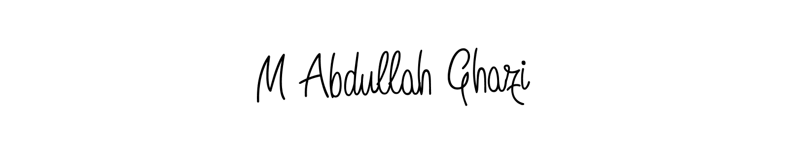 Also You can easily find your signature by using the search form. We will create M Abdullah Ghazi name handwritten signature images for you free of cost using Angelique-Rose-font-FFP sign style. M Abdullah Ghazi signature style 5 images and pictures png
