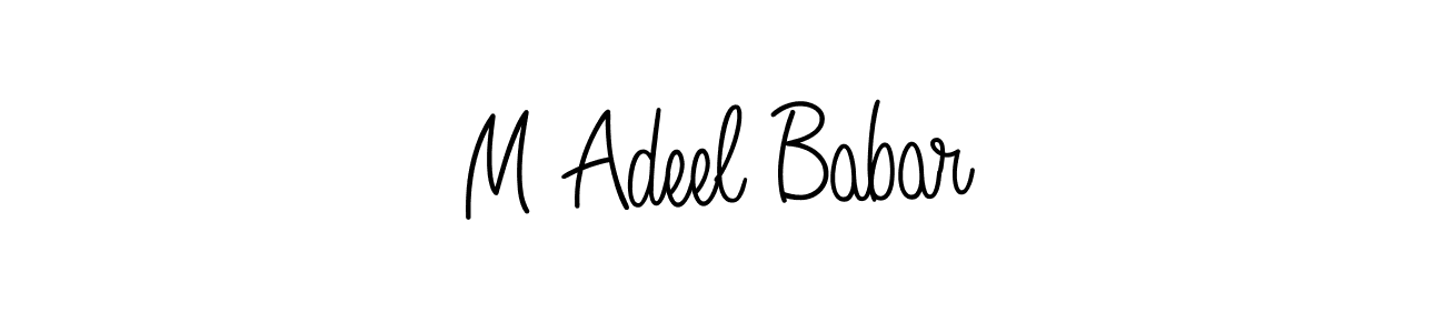 Make a beautiful signature design for name M Adeel Babar. Use this online signature maker to create a handwritten signature for free. M Adeel Babar signature style 5 images and pictures png