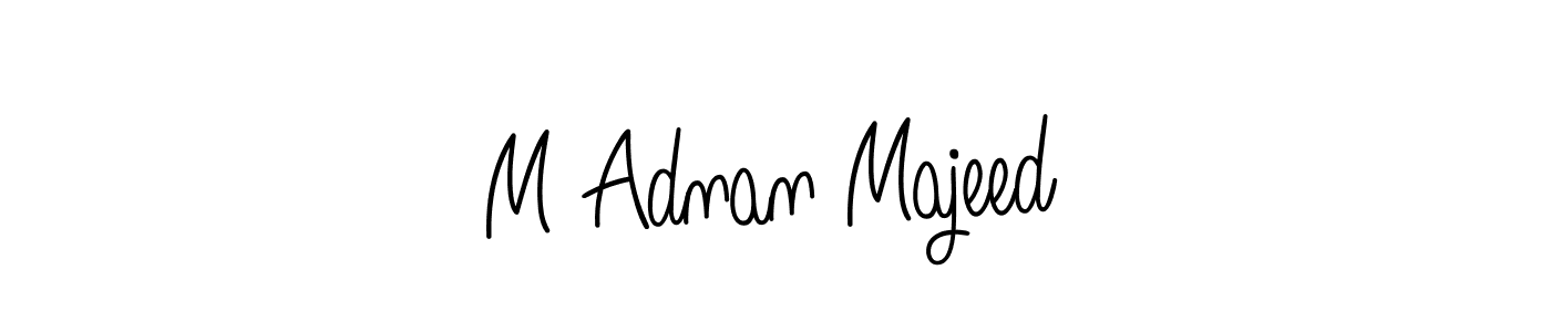 if you are searching for the best signature style for your name M Adnan Majeed. so please give up your signature search. here we have designed multiple signature styles  using Angelique-Rose-font-FFP. M Adnan Majeed signature style 5 images and pictures png