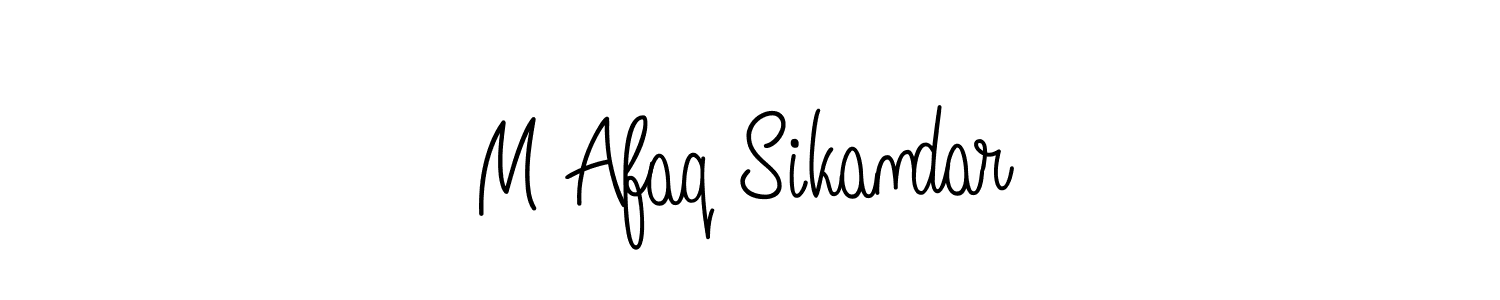 You can use this online signature creator to create a handwritten signature for the name M Afaq Sikandar. This is the best online autograph maker. M Afaq Sikandar signature style 5 images and pictures png