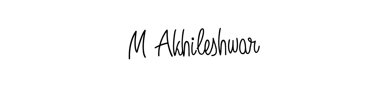 Best and Professional Signature Style for M Akhileshwar. Angelique-Rose-font-FFP Best Signature Style Collection. M Akhileshwar signature style 5 images and pictures png