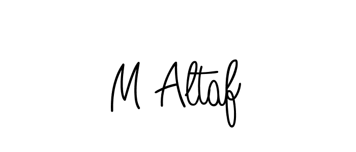 How to make M Altaf signature? Angelique-Rose-font-FFP is a professional autograph style. Create handwritten signature for M Altaf name. M Altaf signature style 5 images and pictures png