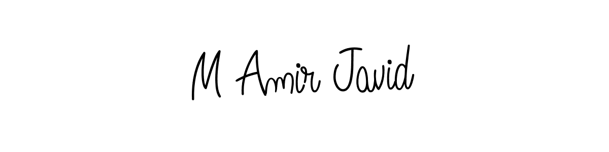 Angelique-Rose-font-FFP is a professional signature style that is perfect for those who want to add a touch of class to their signature. It is also a great choice for those who want to make their signature more unique. Get M Amir Javid name to fancy signature for free. M Amir Javid signature style 5 images and pictures png