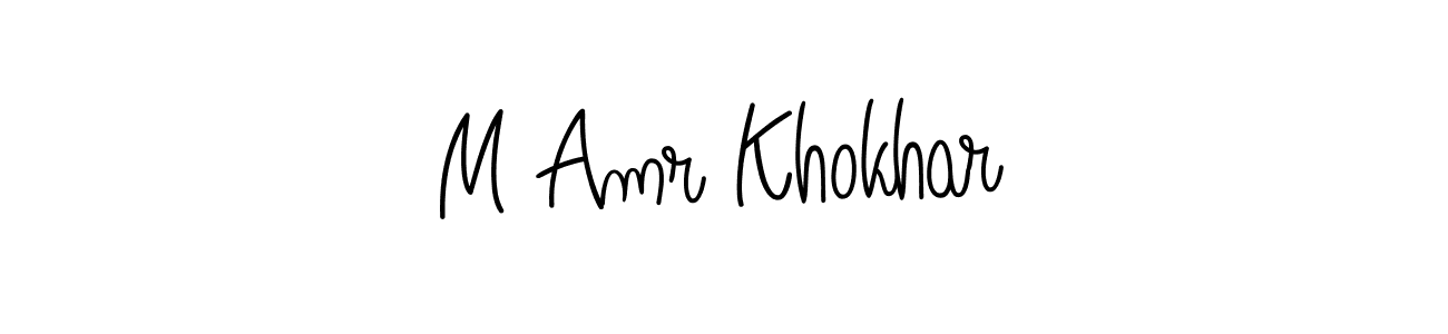 It looks lik you need a new signature style for name M Amr Khokhar. Design unique handwritten (Angelique-Rose-font-FFP) signature with our free signature maker in just a few clicks. M Amr Khokhar signature style 5 images and pictures png