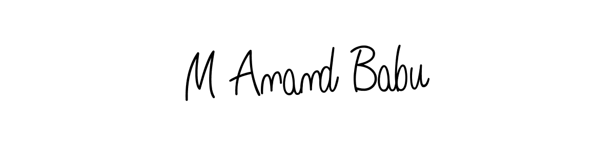 How to make M Anand Babu signature? Angelique-Rose-font-FFP is a professional autograph style. Create handwritten signature for M Anand Babu name. M Anand Babu signature style 5 images and pictures png