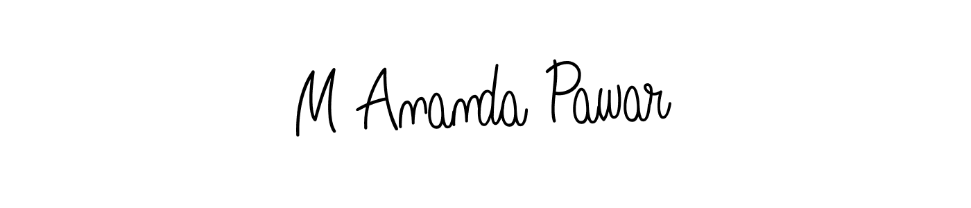 if you are searching for the best signature style for your name M Ananda Pawar. so please give up your signature search. here we have designed multiple signature styles  using Angelique-Rose-font-FFP. M Ananda Pawar signature style 5 images and pictures png