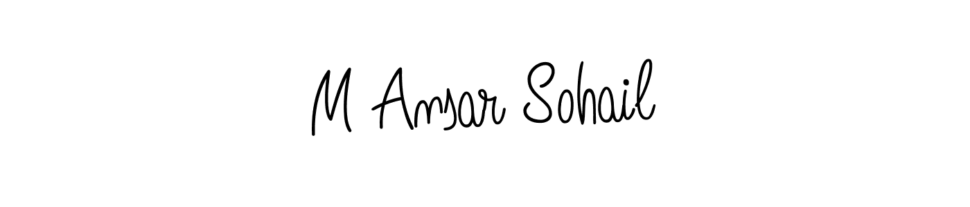 How to make M Ansar Sohail signature? Angelique-Rose-font-FFP is a professional autograph style. Create handwritten signature for M Ansar Sohail name. M Ansar Sohail signature style 5 images and pictures png