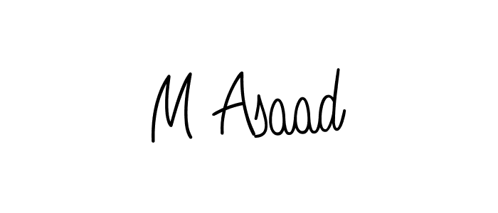 Also You can easily find your signature by using the search form. We will create M Asaad name handwritten signature images for you free of cost using Angelique-Rose-font-FFP sign style. M Asaad signature style 5 images and pictures png