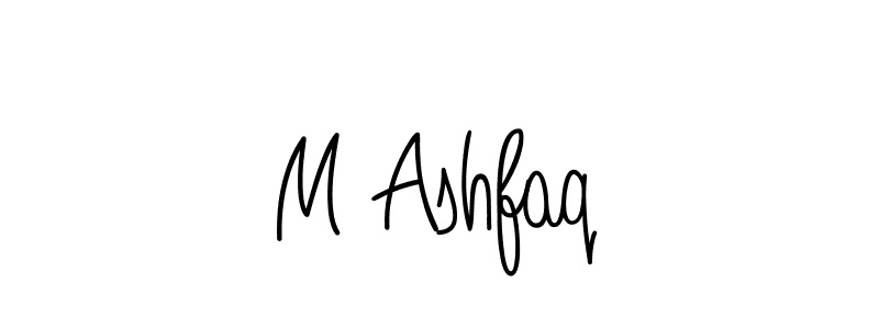 Design your own signature with our free online signature maker. With this signature software, you can create a handwritten (Angelique-Rose-font-FFP) signature for name M Ashfaq. M Ashfaq signature style 5 images and pictures png