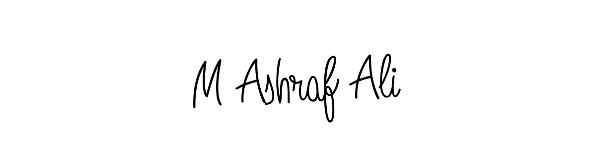 Create a beautiful signature design for name M Ashraf Ali. With this signature (Angelique-Rose-font-FFP) fonts, you can make a handwritten signature for free. M Ashraf Ali signature style 5 images and pictures png