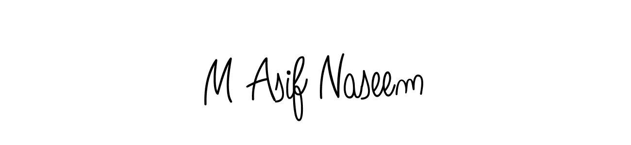 You can use this online signature creator to create a handwritten signature for the name M Asif Naseem. This is the best online autograph maker. M Asif Naseem signature style 5 images and pictures png