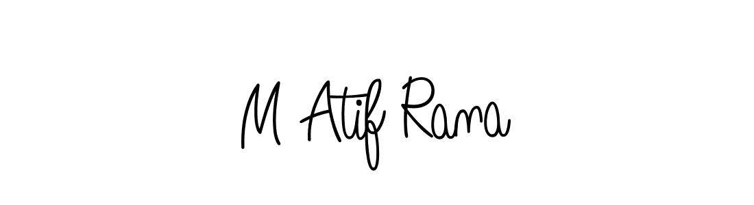 Check out images of Autograph of M Atif Rana name. Actor M Atif Rana Signature Style. Angelique-Rose-font-FFP is a professional sign style online. M Atif Rana signature style 5 images and pictures png