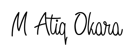 The Angelique-Rose-font-FFP handwriting style adds charm and authenticity to name M Atiq Okara. A wonderful choice for personal thank-you notes. M Atiq Okara signature style 5 images and pictures png