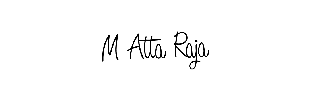 You can use this online signature creator to create a handwritten signature for the name M Atta Raja. This is the best online autograph maker. M Atta Raja signature style 5 images and pictures png