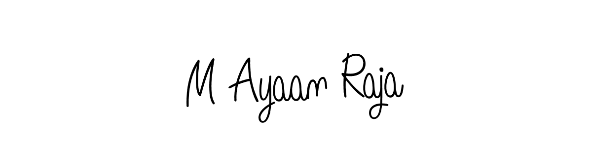 Once you've used our free online signature maker to create your best signature Angelique-Rose-font-FFP style, it's time to enjoy all of the benefits that M Ayaan Raja name signing documents. M Ayaan Raja signature style 5 images and pictures png