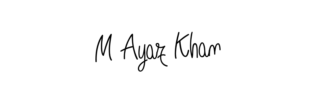 M Ayaz Khan stylish signature style. Best Handwritten Sign (Angelique-Rose-font-FFP) for my name. Handwritten Signature Collection Ideas for my name M Ayaz Khan. M Ayaz Khan signature style 5 images and pictures png