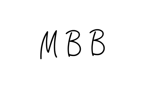 if you are searching for the best signature style for your name M B B. so please give up your signature search. here we have designed multiple signature styles  using Angelique-Rose-font-FFP. M B B signature style 5 images and pictures png