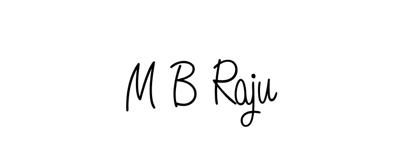 Angelique-Rose-font-FFP is a professional signature style that is perfect for those who want to add a touch of class to their signature. It is also a great choice for those who want to make their signature more unique. Get M B Raju name to fancy signature for free. M B Raju signature style 5 images and pictures png