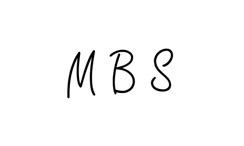 How to make M B S name signature. Use Angelique-Rose-font-FFP style for creating short signs online. This is the latest handwritten sign. M B S signature style 5 images and pictures png